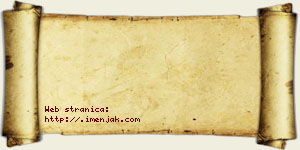 Velimir Denić vizit kartica